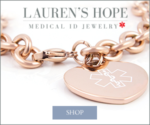 Rose Gold Tiffany Medical ID Alert Bracelet